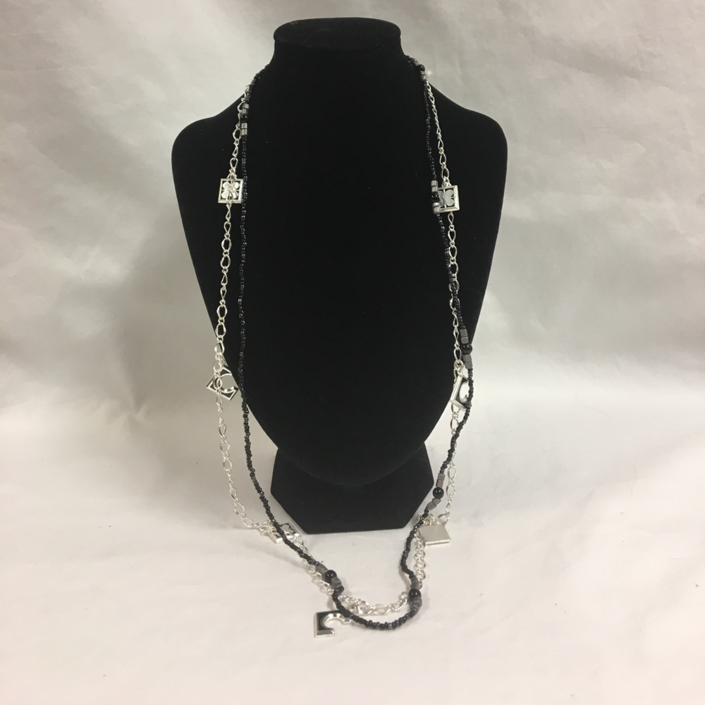 + Long Chained Necklace Bundle 2 pcs